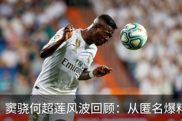 窦骁何超莲风波回顾：从匿名爆料到夫妻公开回应